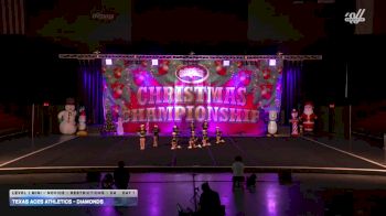 Texas Aces Athletics - Diamonds [2025 L1 Mini - Novice - Restrictions - D2 Day 1] 2025 Cheer Power Holiday Showdown Houston