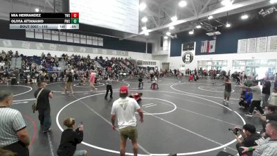 110 lbs Champ. Round 1 - Olivia Attanasio, Pounders Wrestling Club vs Mia Hernandez, Threshold Wrestling Club