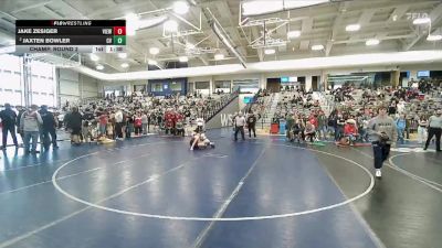 113 lbs Champ. Round 2 - Jake Zesiger, Viewmont vs Jaxten Bowler, Canyon View