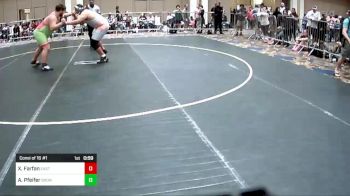 285 lbs Consi Of 16 #1 - Xavier Farfan, Eastvale Elite vs Aidan Pfeifer, Bronco WC