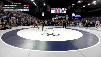 144 lbs Cons. Quarters - Derek Barrows, CO vs Jesse Grajeda, CA
