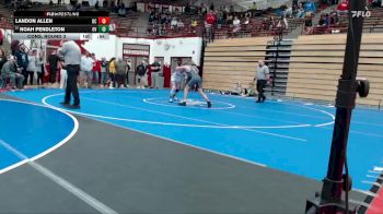 126 lbs Cons. Round 3 - Noah Pendleton, Owen Valley vs Landon Allen, Decatur Central