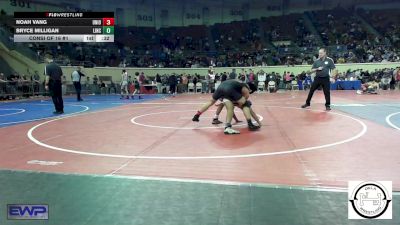 123 lbs Consi Of 16 #1 - Noah Vang, Union JH vs Bryce Milligan, Lincoln Christian