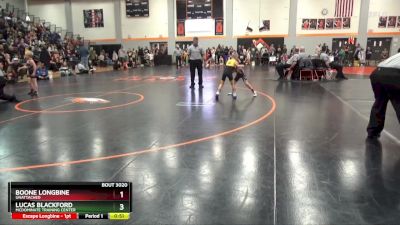 PW-11 lbs Quarterfinal - Lucas Blackford, Mcdominate Training Center vs Boone Longbine, Unattached