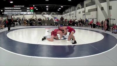 65 lbs Round 2 (6 Team) - Jackson Caporiccio, Ruthless Wrestling Club vs Preston O`Gorman, Nebraska Elite