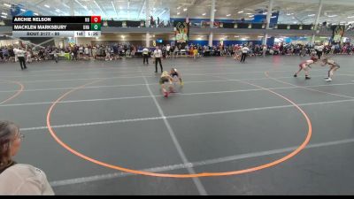 90 lbs Semifinal - Archie Nelson, N8 vs Macklen Marksbury, Unattached