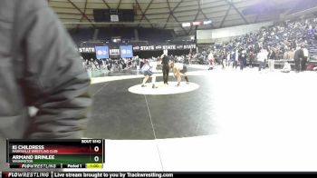 86 lbs Cons. Round 3 - Ki Childress, Marysville Wrestling Club vs Armand Brinlee, Washington