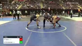 160 lbs Round Of 64 - Gabriel Taylor, Poway High School vs Kaden Christiansen, Salem Elite