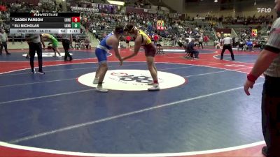 5A 215 lbs Semifinal - Caden Parson, Lake Hamilton vs Eli Nicholas, Lakeside