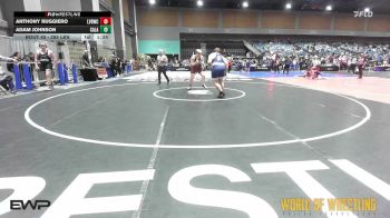 285 lbs Round Of 16 - Anthony Ruggiero, LV Bear Wrestling Club vs Adam Johnson, Calaveras