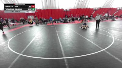 16U Boys - 138 lbs Cons. Semis - Michael Laux, Askren Wrestling Academy vs Jonathan Sandrik, Wisconsin