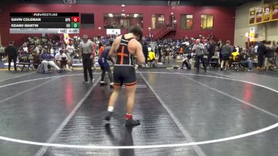 149 lbs Champ. Round 1 - Keanu Martin, Keiser University vs Gavin Coleman, Brewton-Parker (GA)