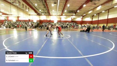 197 lbs Quarterfinal - Carson LiCastri, Oneonta vs Nathan Schobel, Maine Maritime Academy