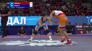 62 kg Finals 1-2 - Sonam Sonam, India vs Nonoka Ozaki, Japan