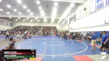 113 lbs Champ. Round 1 - Diego Cortes, Rancho Bernardo Wrestling Club vs Josiah Leyvas, Friendly Hills Wrestling Club