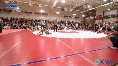 46 lbs Rr Rnd 2 - Reno Ramos, Team Tulsa Wrestling Club vs Easton Aguirre, Woodward Youth Wrestling