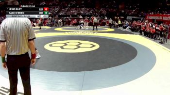 G-145 lbs 5th Place Match - Sage O`Brien, G-Keystone vs Lexie Riley, G-Olen. Orange