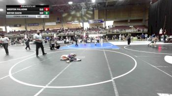 62 lbs Consolation - Weston Paladini, Black Fox Wrestling Academy vs Bryer Davis, Dove Creek