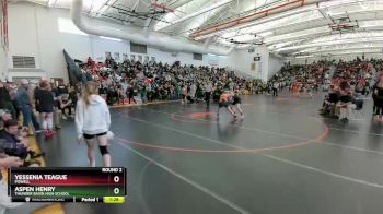 125 lbs Round 2 - Yessenia Teague, Powell vs Aspen Henry, Thunder Basin High School