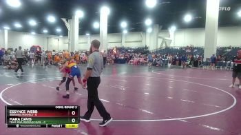 100 lbs Semis & Wb (16 Team) - Mara Davis, Team Iowa Mermaid Mafia vs Essynce Webb, Nebraska Marvels