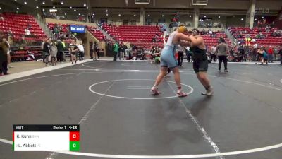 Round 1 - Leon Abbott, Pomona Elite vs Kyler Kuhn, Greater Heights Wrestling