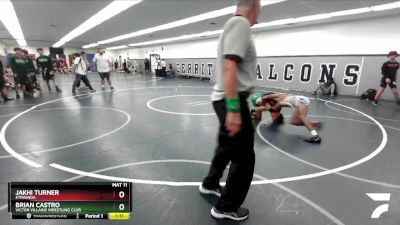 132 lbs Cons. Round 4 - Brian Castro, Victor Villains Wrestling Club vs Jakhi Turner, Etiwanda