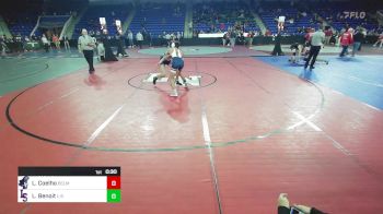 132 lbs Consi Of 16 #2 - Luke Coelho, Belmont vs Leo Benoit, Lincoln-Sudbury (HS)