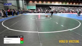 49 lbs Round Of 16 - Myles Diesslin, Mad Dawg Wrestling Club vs Knox Pohle, Rough House