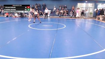 125 lbs Cons. Round 2 - D`Andre Brown, Fort Hays State vs Dylan Sheler, Newman