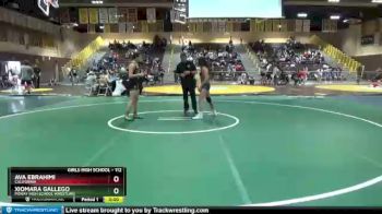 112 lbs 5th Place Match - Xiomara Gallego, Poway High School Wrestling vs Ava Ebrahimi, California