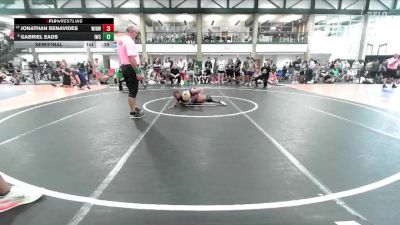 92-100 lbs Semifinal - Gabriel Eads, Iguanas Wrestling Club vs Jonathan Benavides, Gulf Coast Wrestling Club