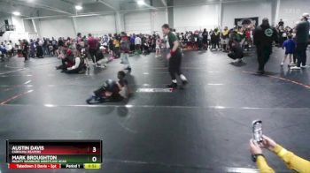 55 lbs Round 1 - Austin Davis, Carolina Reapers vs Mark Broughton, Mighty Warriors Wrestling Acad