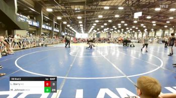 95 lbs Rr Rnd 3 - Logan Barry, Mayo Quanchi vs Michael Johnson, Micky's Maniacs Black