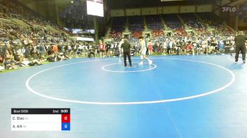 160 lbs Rnd Of 64 - Christian Diaz, California vs Anwar Alli, Ohio