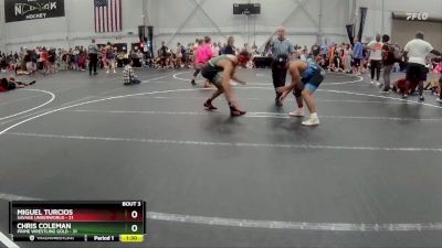 165 lbs Placement (4 Team) - Miguel Turcios, Savage Underworld vs Chris Coleman, Prime Wrestling Gold