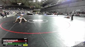 1A 170 lbs Cons. Semi - Sawyer Muehlbauer, Columbia (White Salmon) vs Ethan Frank, Deer Park