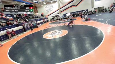 100 lbs Semifinal - Andaira Marron, Morton Cicero vs Abella Brown, Canton