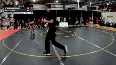 61 kg Champ. Round 1 - Spencer Barnhart, Pennsylvania RTC vs Mikey Doerr, Life U Club Lucha Wrestling