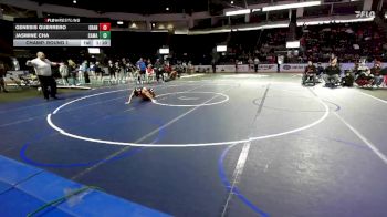 Girls 110 lbs Champ. Round 1 - Jasmine Cha, Camas (Girls) vs Genesis Guerrero, Granger (Girls)