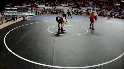 D 2 285 lbs Champ. Round 1 - Oscar Allen, Caddo Magnet vs Pike Landry, Teurlings Catholic