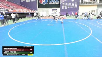 132 lbs Cons. Round 2 - Logan Arends, White Bear Lake Wrestling vs Zaydin Sanchez, Buckeye Roughriders Wrestling Club