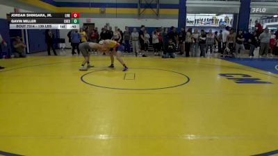 139 lbs Consy 4 - Jordan Shingara, Jr., Line Mountain vs Gavin Miller, Chestnut Ridge