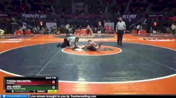 1 lbs Quarterfinal - Ian Akers, Peoria (Notre Dame) vs Tyson Waughtel, Carlyle