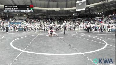 64 lbs Consi Of 4 - Kaycen Schiltz, Wolfpak Wrestling vs Gabriel Franco, Norman Grappling Club