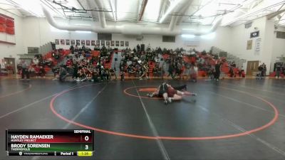 175 lbs Semifinal - Hayden Ramaeker, Huntley Project vs Brody Sorensen, Thermopolis