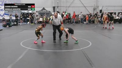 40 lbs Round 1 (6 Team) - Caiden Morris, Team PA/USA vs Mirielle Augustin, Revival White