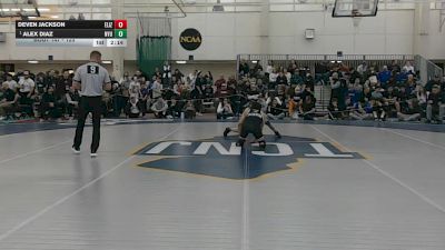 125 lbs Quarterfinal - Alex Diaz, Nyu vs Deven Jackson, Elizabethtown