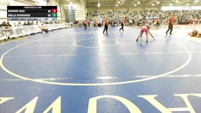 132 lbs Consi Of 32 #1 - Bella Sowards, MD vs Maddie Ngo, MA