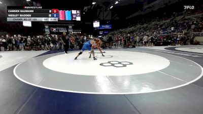 165 lbs Champ. Rd Of 128 - Camden Baumann, IN vs Wesley Madden, OK
