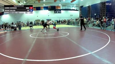 132 lbs Cons. Semi - James Jackson, Wild Buffalo Wrestling Club vs Grant Dillon, Liberty Flight Club